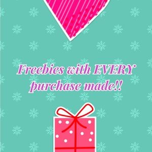 Freebies with every purchase